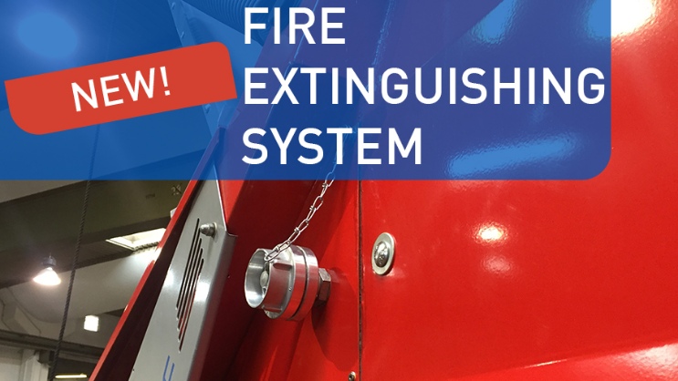 Fire Extinguishing System in press containers