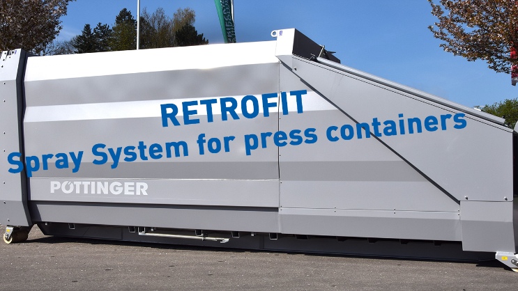 SPECIAL OFFER: Retrofit: Spray system for press containers