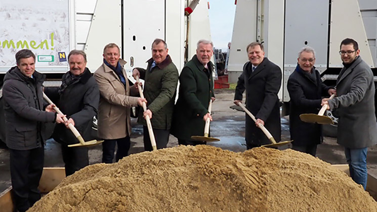 Ground-breaking ceremony in Vienna Neustadt